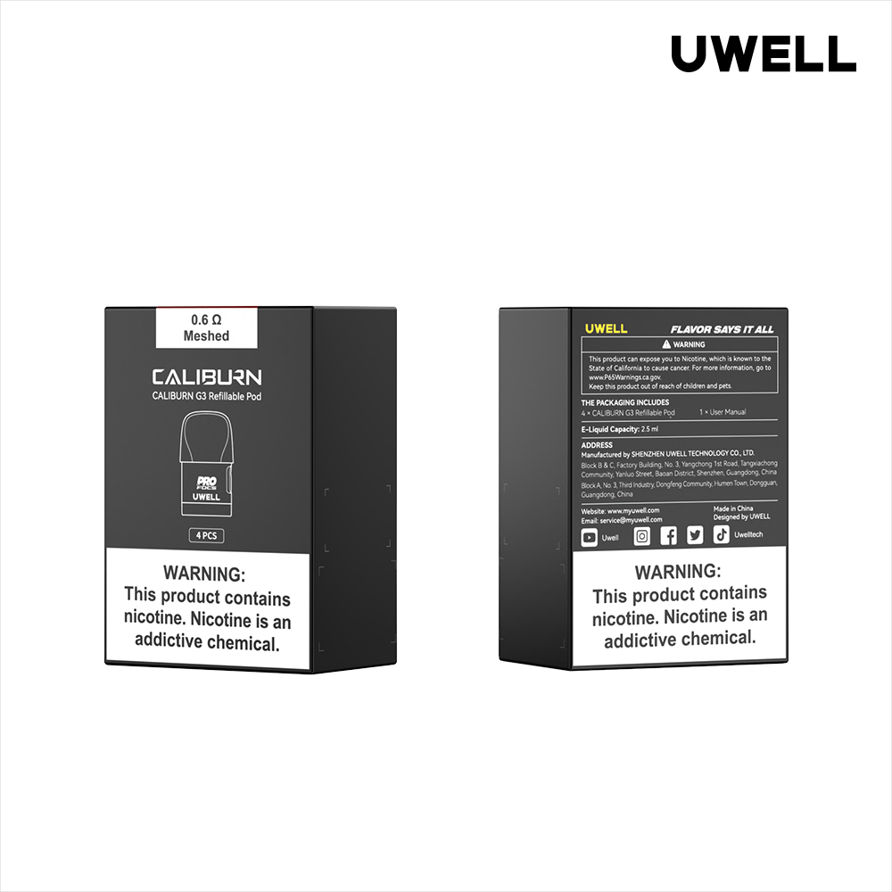UWELL Caliburn G3 Pod 空煙彈